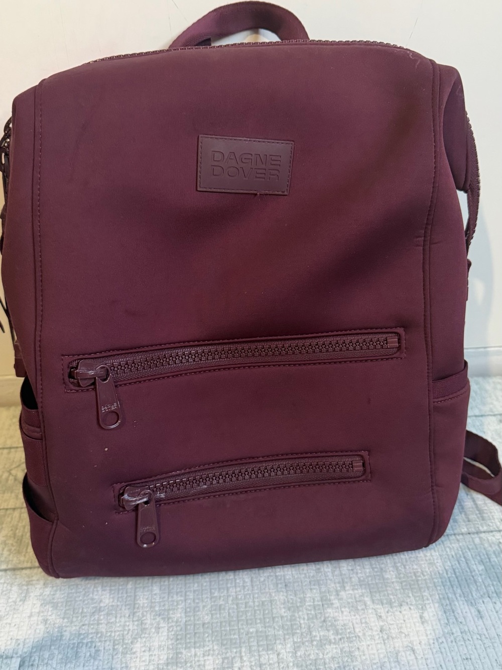 Dagne Dover Maroon Backpack -